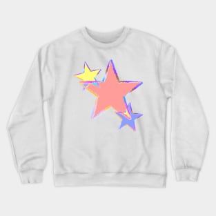 Pastel Stars Crewneck Sweatshirt